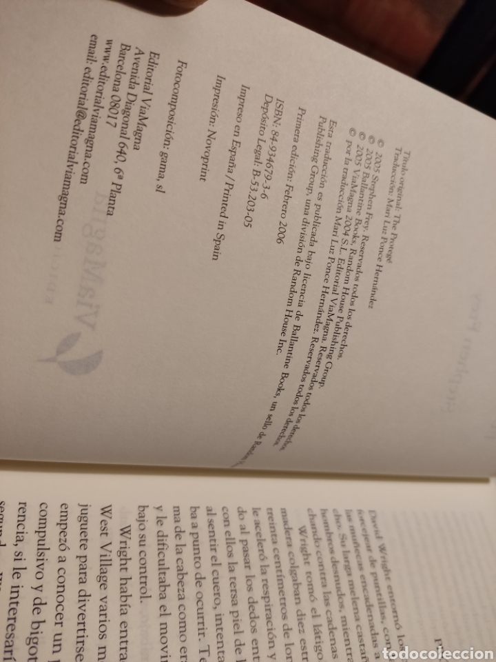 Libros de segunda mano: El protegido, Stephen frey - Foto 3