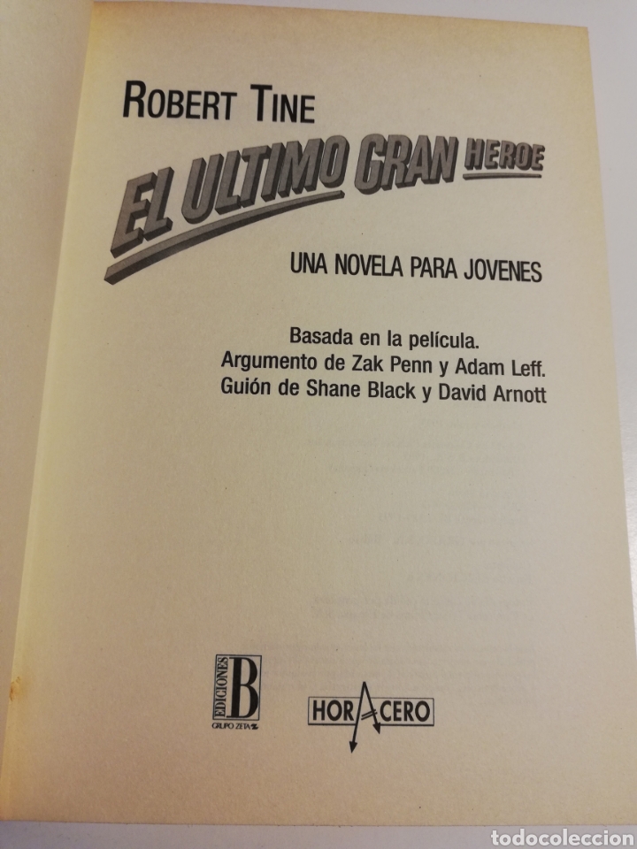 Libros de segunda mano: EL &Uacute;LTIMO GRAN H&Eacute;ROE (ROBERT TINE) - Foto 2