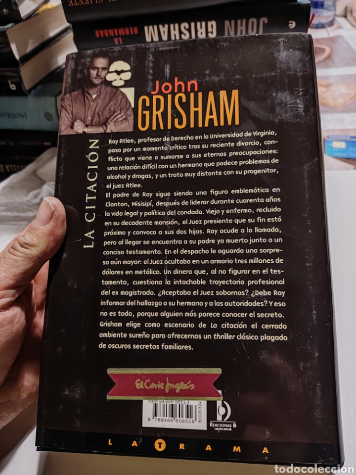 Libros de segunda mano: Libro la citaci&oacute;n de John Grisham - Foto 4