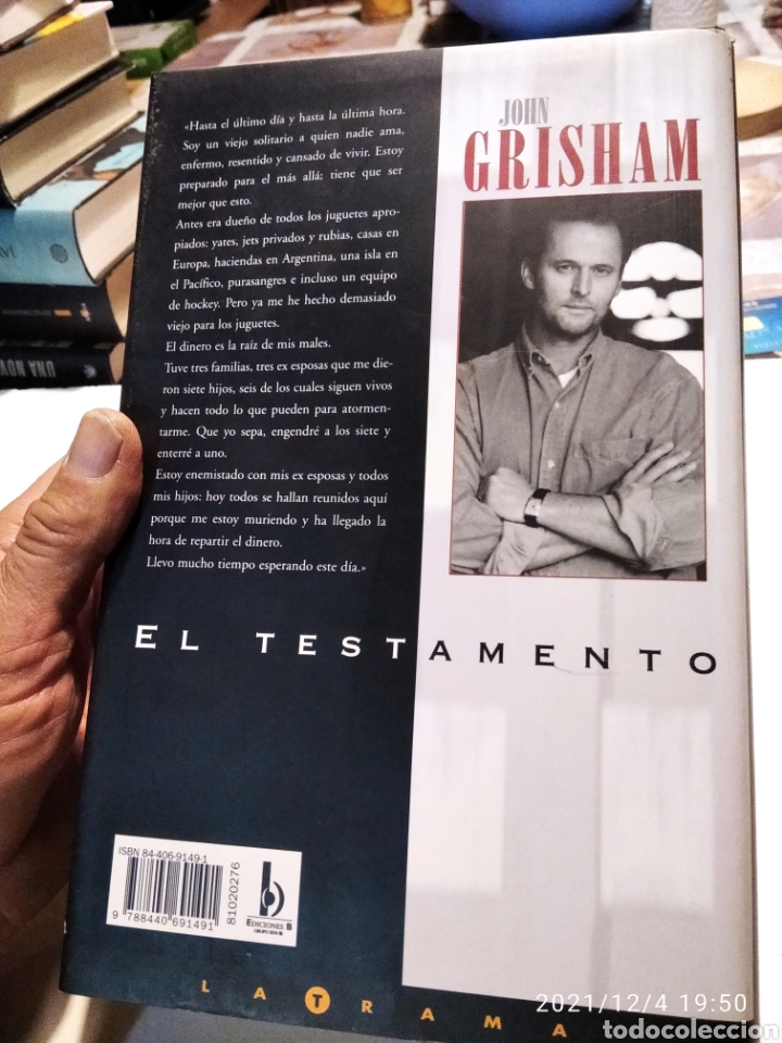 Libros de segunda mano: Libro &eacute;l testamento de john Grisham - Foto 3