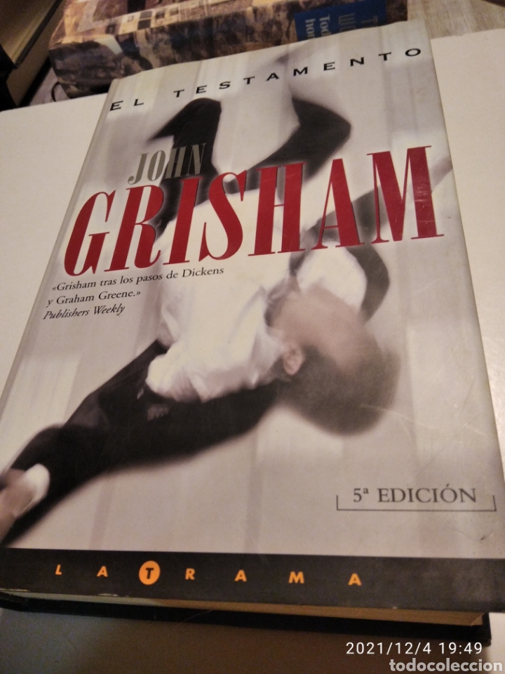 Libros de segunda mano: Libro &eacute;l testamento de john Grisham - Foto 1