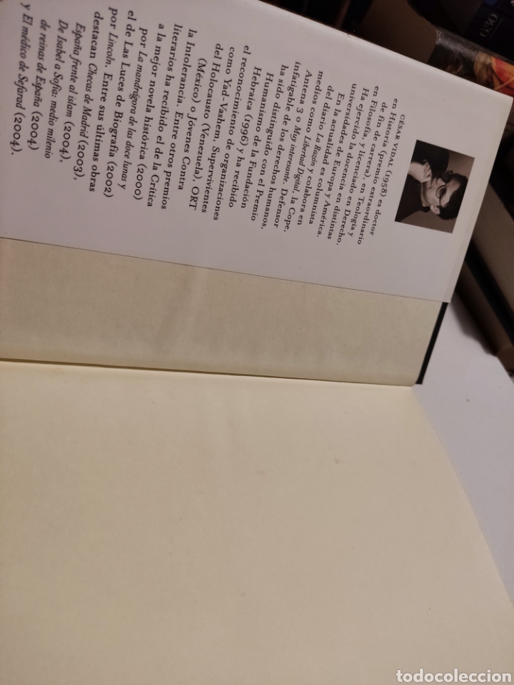 Libros de segunda mano: Libro El testamento del pescador de cesar Vidal - Foto 2