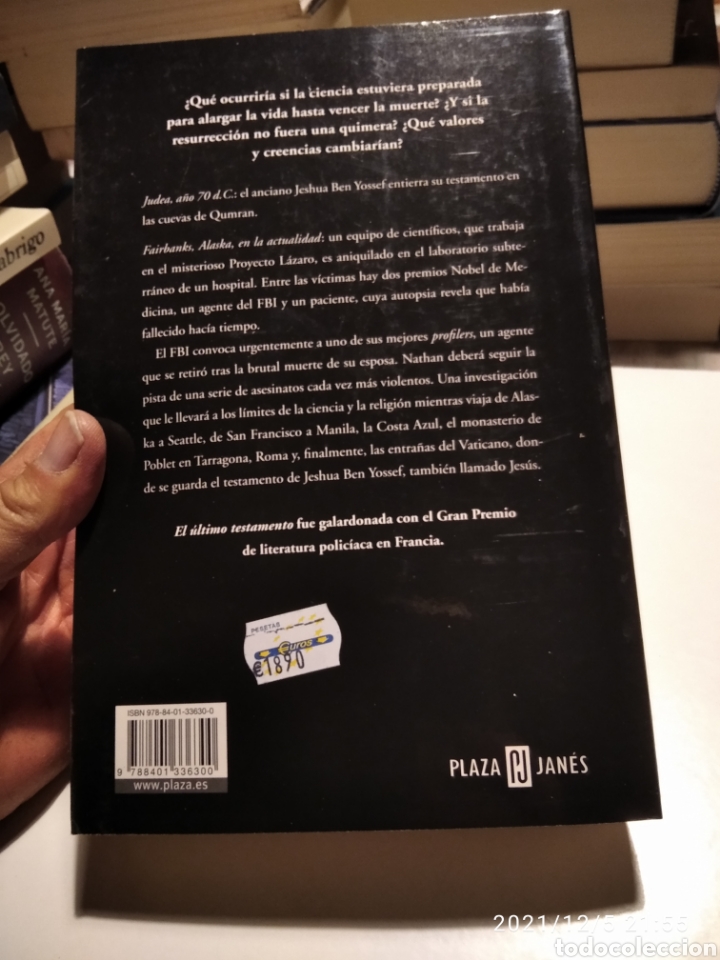 Libros de segunda mano: Libro el &uacute;ltimo testamento de Philip le Roy - Foto 4