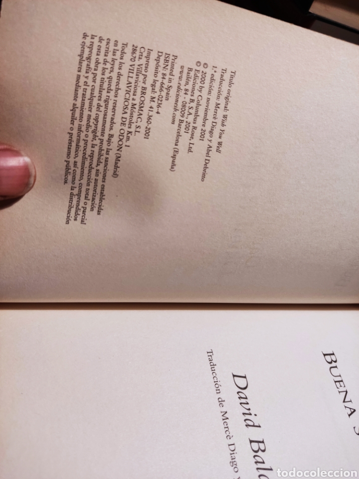 Libros de segunda mano: Libro buena suerte de David Baldacci - Foto 3