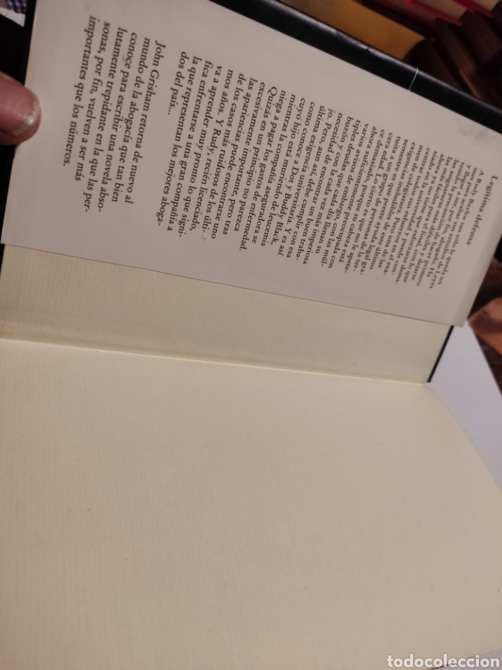 Libros de segunda mano: Libro leg&iacute;tima defensa de John Grisham - Foto 2