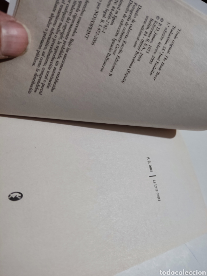 Libros de segunda mano: Libro la Torre negra de P.D.james - Foto 2