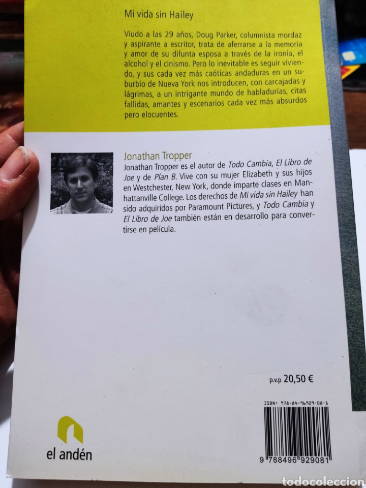 Libros de segunda mano: Libro mi vida sin hailey de Jonathan tropper - Foto 2