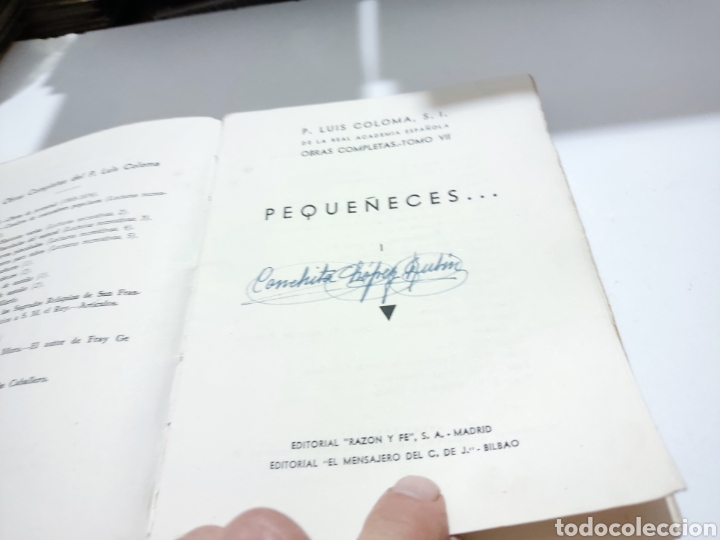 Libros de segunda mano: Libro peque&ntilde;eces, Luis Coloma - Foto 2