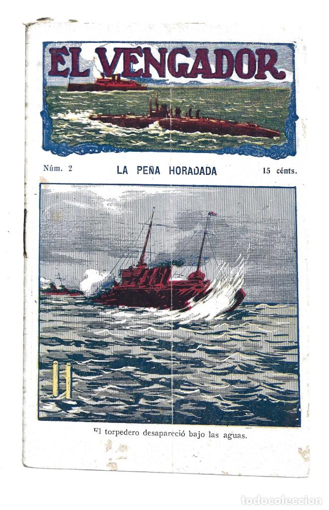 Libros de segunda mano: El vengador 2: la pe&ntilde;a horadada, Publicaciones Mundial, buen estado. Colecci&oacute;n A.T.