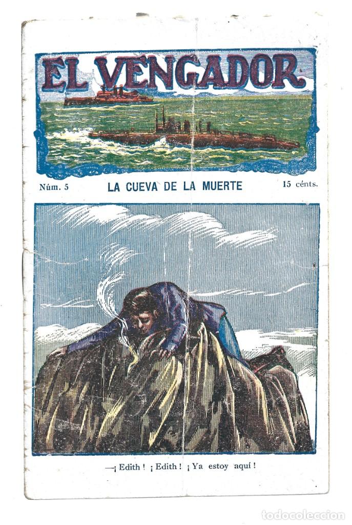 Libros de segunda mano: El vengador 5: la cueva de la muerte, Publicaciones Mundial, buen estado. Colecci&oacute;n A.T.