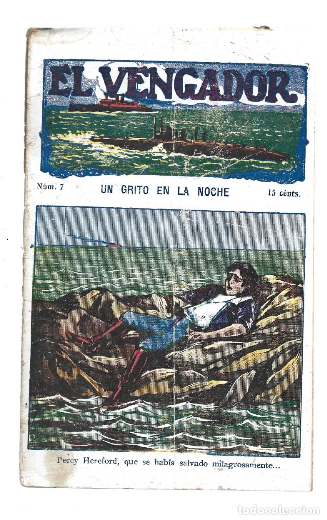 Libros de segunda mano: El vengador 7: un grito en la noche, Publicaciones Mundial, buen estado. Colecci&oacute;n A.T.