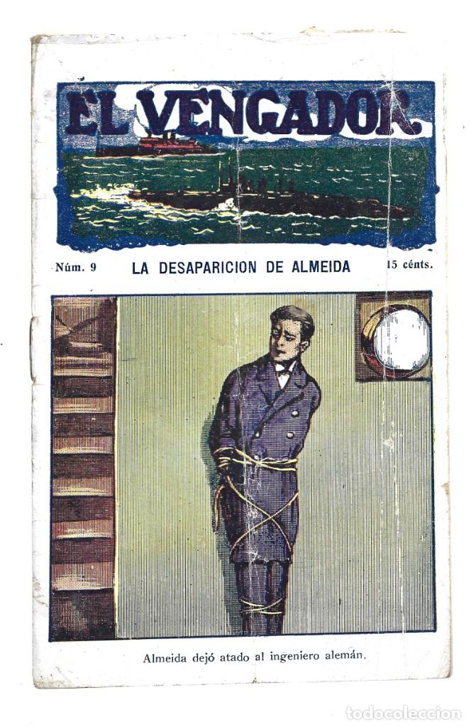 Libros de segunda mano: El vengador 9: la desaparici&oacute;n de Almeida, Publicaciones Mundial, buen estado. Colecci&oacute;n A.T.