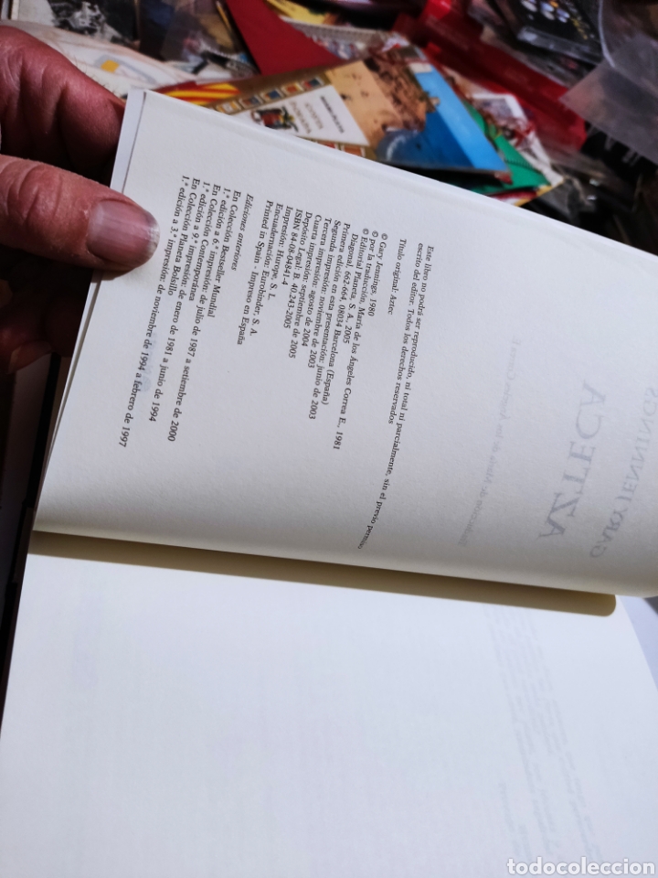 Libros de segunda mano: Libro Azteca de Gary jenninngs - Foto 3
