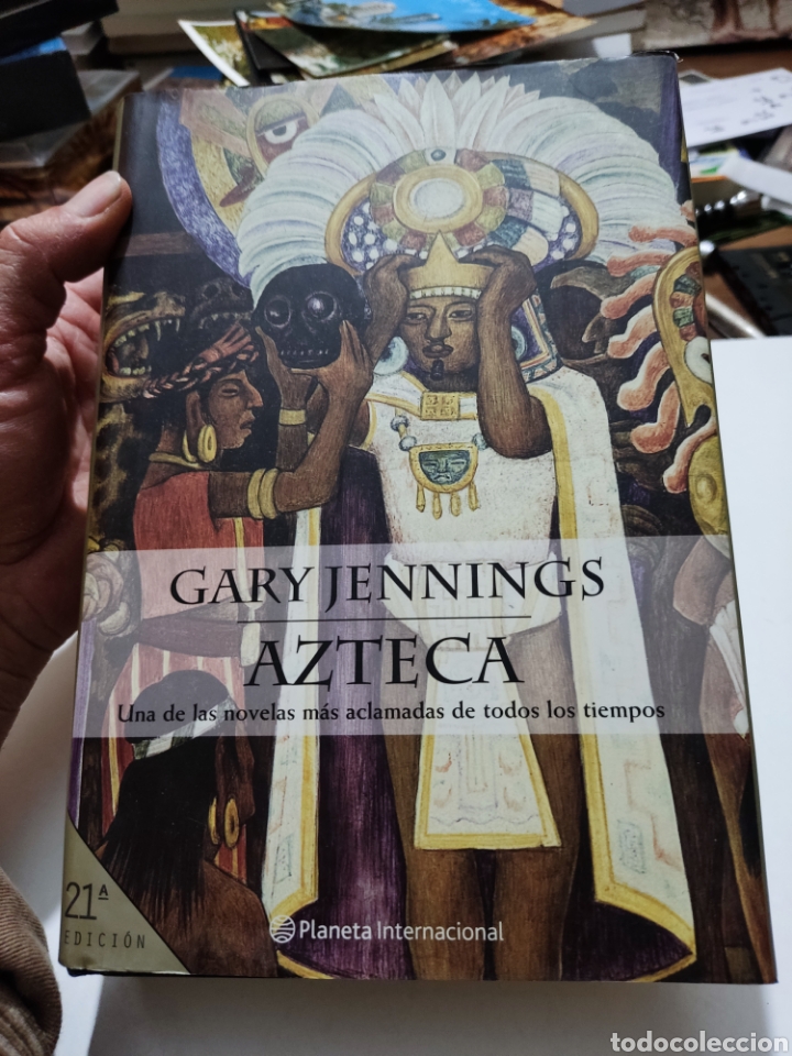 Libros de segunda mano: Libro Azteca de Gary jenninngs - Foto 1