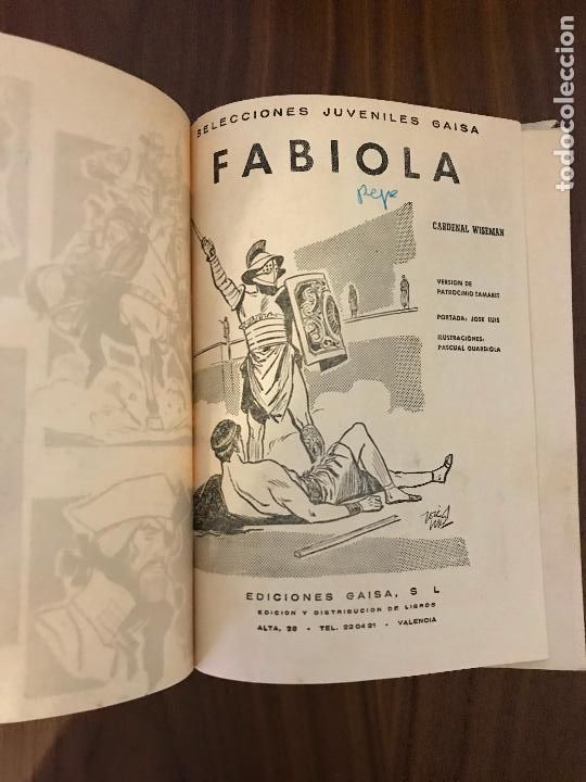 Libros de segunda mano: FABIOLA , EDICIONES GAISA , A&Ntilde;O 1960 - Foto 2