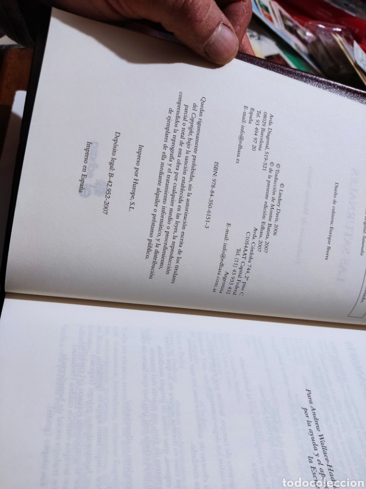 Libros de segunda mano: Libro Las saturnales de Lindsey Davis - Foto 2