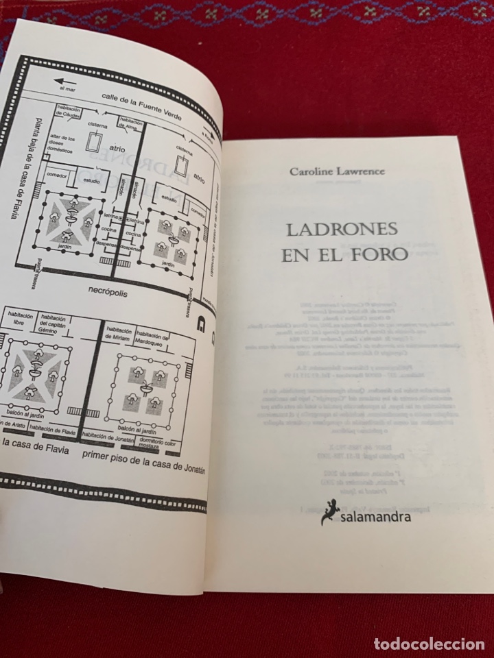 Libros de segunda mano: Ladrones en el foro. Caroline Lawrence. - Foto 5