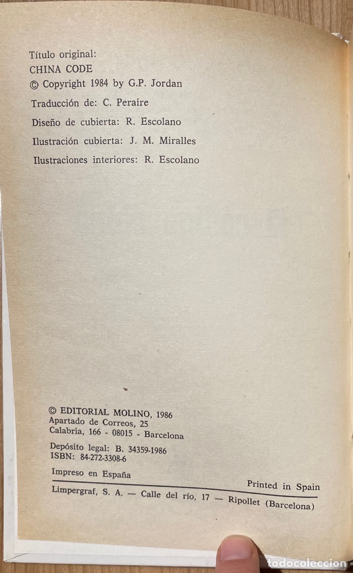 Libros de segunda mano: Micro-expertos 8. EL CODIGO CHINO | G. P. Jordan - Foto 3