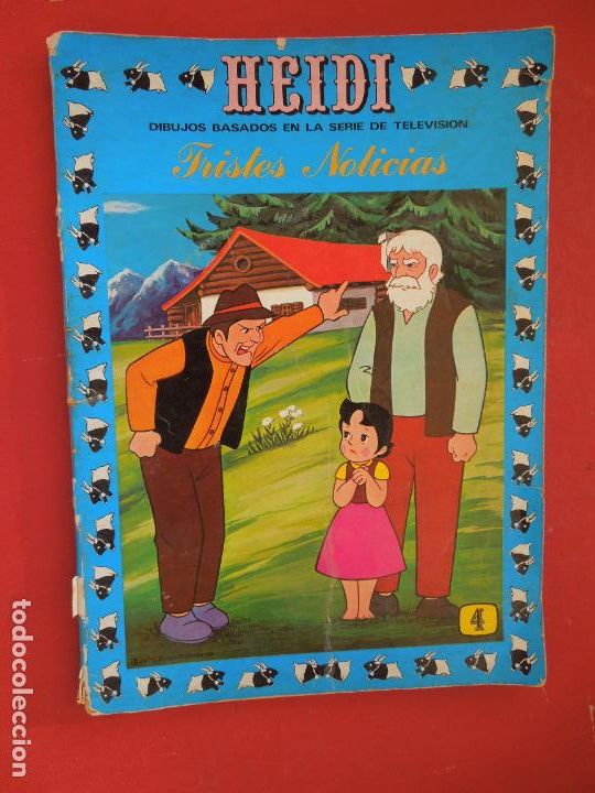 Libros de segunda mano: HEIDI - TRISTES NOTICIAS - N&ordm; 4 - ZULYO ENTERPRISES 1976.
