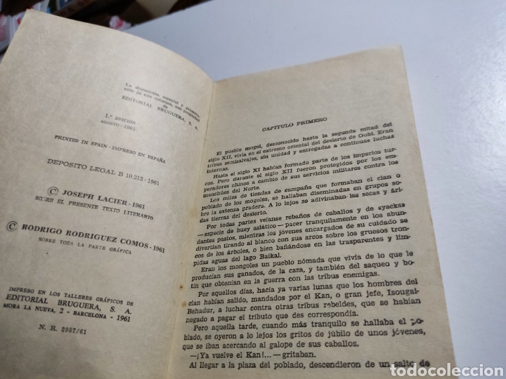 Libros de segunda mano: Libro Gengis Kan, Joseph Lacier - Foto 3
