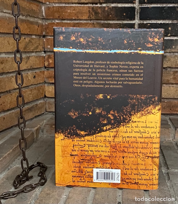 Libros de segunda mano: El c&oacute;digo da Vinci. Dan Brown. - Foto 2