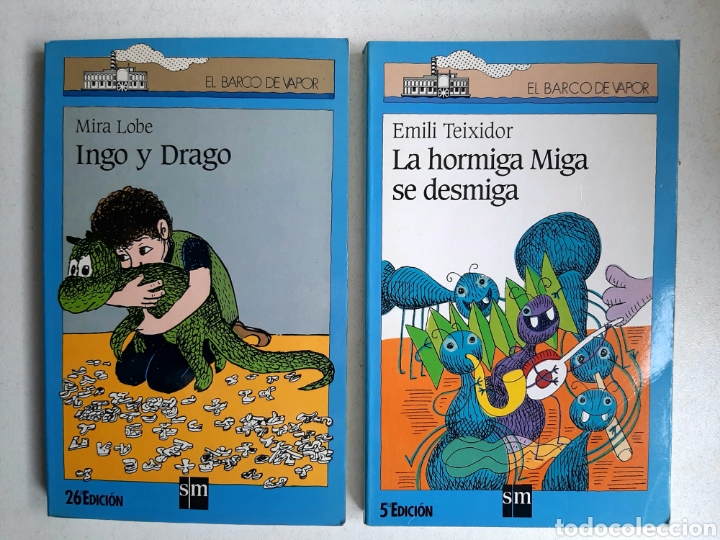 Second hand books: INGO Y DRAGO/ LA HORMIGA MIGA SE DESMIGA - Mira Lobe/ Emili Teixidor