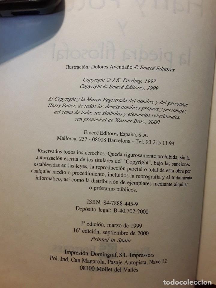 harry potter y la piedra filosofal. emecé 16.ª - Acquista Libri usati di  romanzi infantili e giovanili su todocoleccion