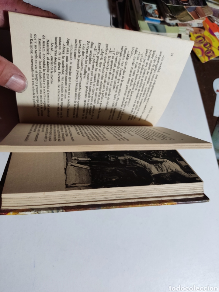 Libros de segunda mano: Emilio Salgari, La Rosa del Dong-Giang - Foto 7