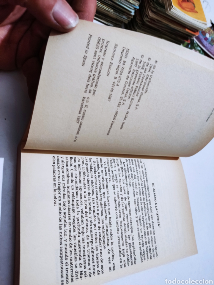 Libros de segunda mano: Libro sandokan de Emilio Salgari - Foto 3