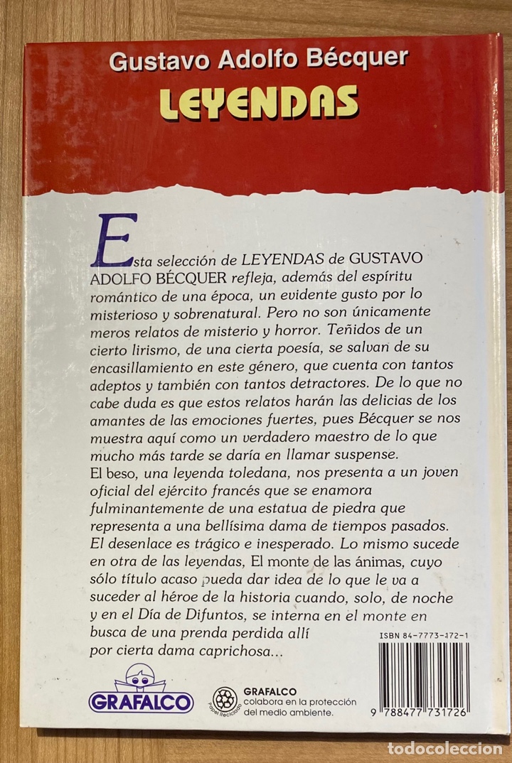 Libros de segunda mano: LEYENDAS - Gustavo Adolfo B&eacute;cquer - Foto 2