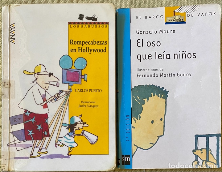 Libros de segunda mano: 2 Libros de literatura infantil, 5, 7 a&ntilde;os.