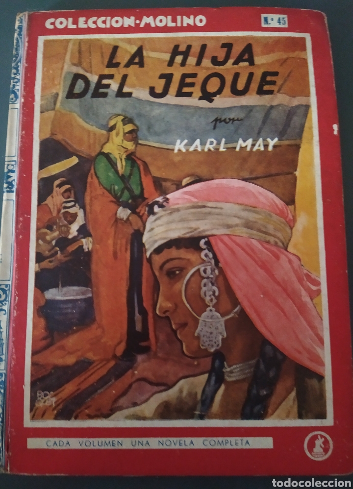 Libros de segunda mano: La hija del jeque .Karl May.Coleccion Molino.1942