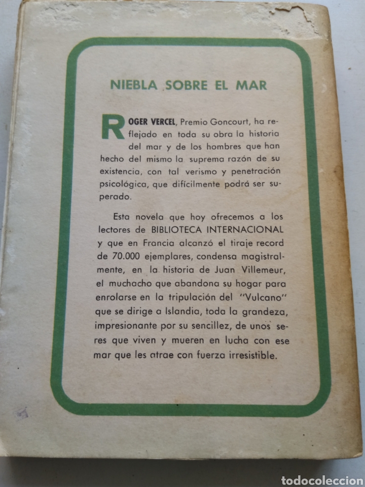 Libros de segunda mano: NIEBLA SOBRE EL MAR - Foto 4
