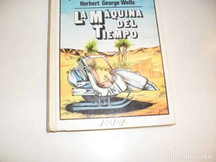Libros de segunda mano: TUS LIBROS N&ordm;18:LA MAQUINA DEL TIEMPO,DE H G WELLS.ediciones a&ntilde;aya,a&ntilde;o 1982.ILUSTRADO.