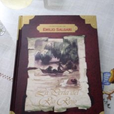 Libros de segunda mano: EMILIO SALGARI ”LA PERLA DEL RÍO ROJO”