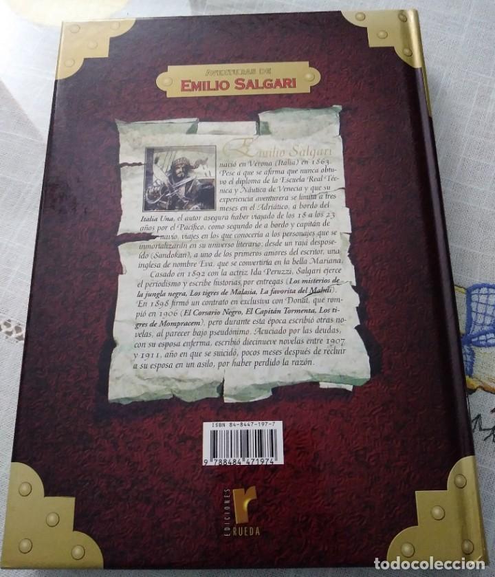 Libros de segunda mano: EMILIO SALGARI &rdquo;LA PERLA DEL R&Iacute;O ROJO&rdquo; - Foto 2