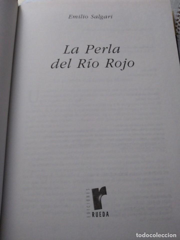 Libros de segunda mano: EMILIO SALGARI &rdquo;LA PERLA DEL R&Iacute;O ROJO&rdquo; - Foto 4