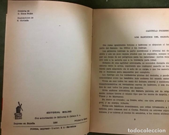 Libros de segunda mano: SALGARI, LOS BANDIDOS DEL SAHARA - Foto 3