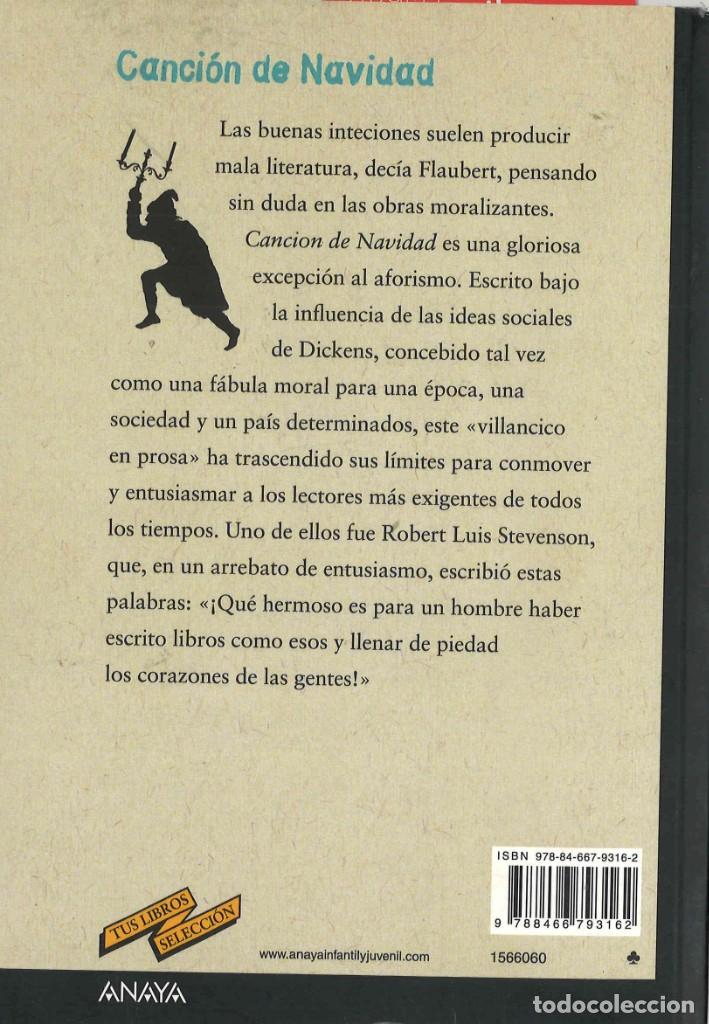Libros de segunda mano: Charles Dickens. Canci&oacute;n de Navidad. Anaya. 2016 - Foto 2