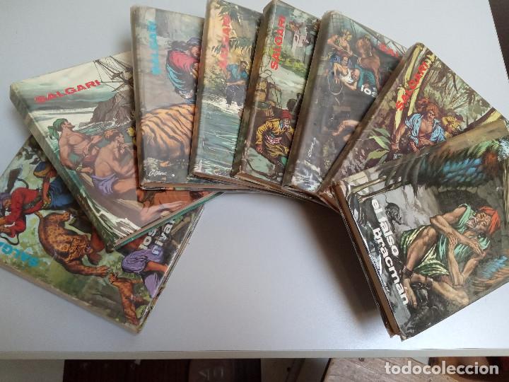 Libros de segunda mano: EMILIO SALGARI. Los 8 primeros n&uacute;meros de la Ed. GAHE