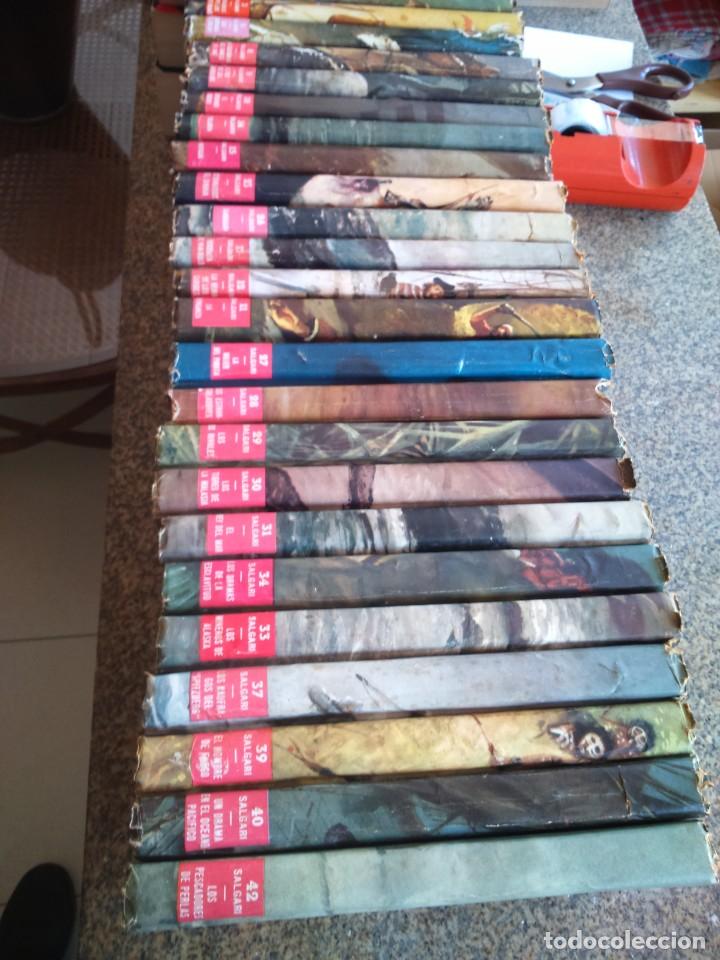 Pack de livros de Emilio Salgari em segunda mão durante 4 EUR em  Alicante/Alacant na WALLAPOP