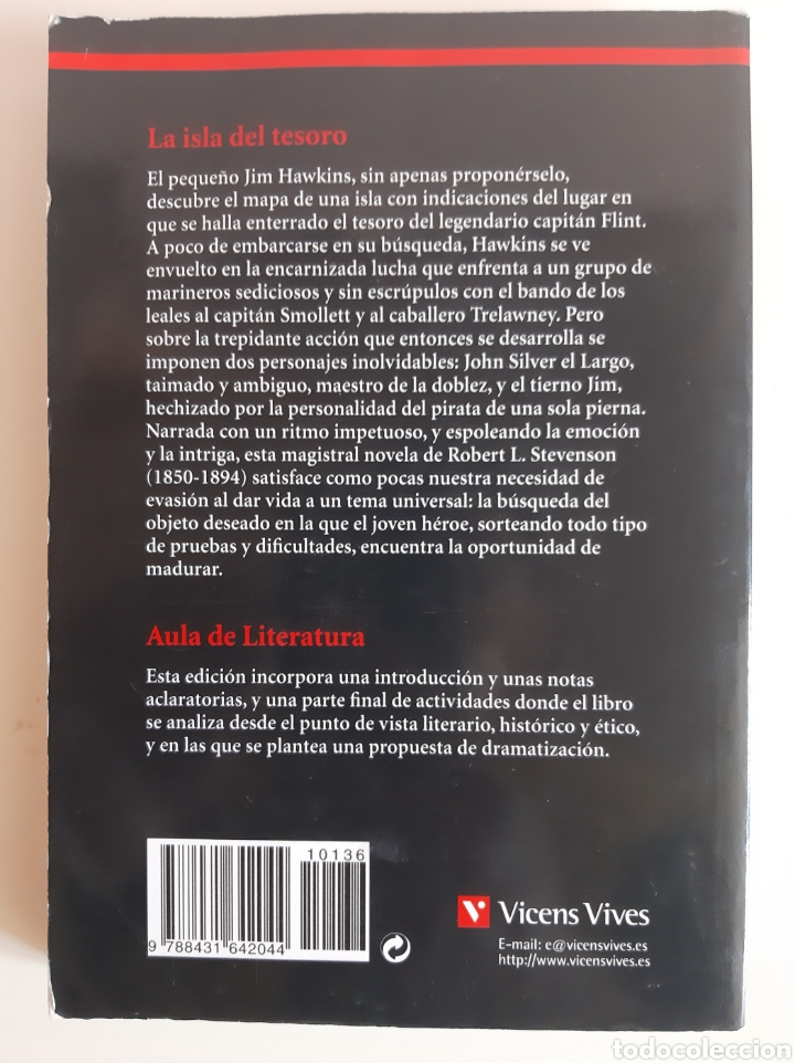 Libros de segunda mano: LA ISLA DEL TESORO - Robert L. Stevenson - Foto 2