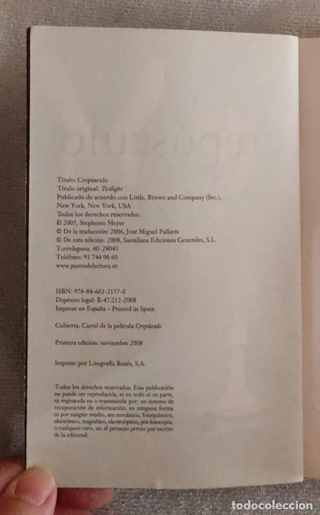 Libros de segunda mano: CREP&Uacute;SCULO. - Foto 5