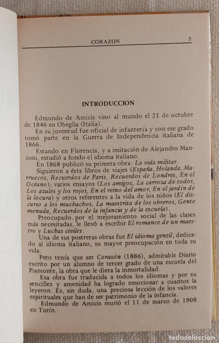 Libros de segunda mano: CORAZ&Oacute;N. - Foto 5