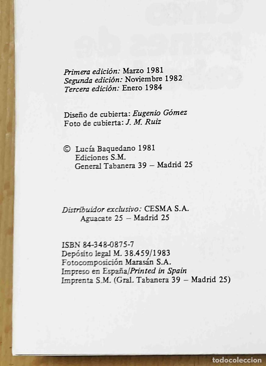 Libros de segunda mano: Cinco panes de cebada (Luc&iacute;a Baquedano) SM Ediciones - Foto 2