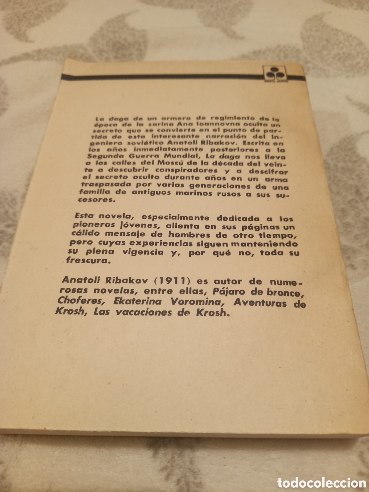 Libros de segunda mano: Ribakov, Anatoli: La daga - Foto 2