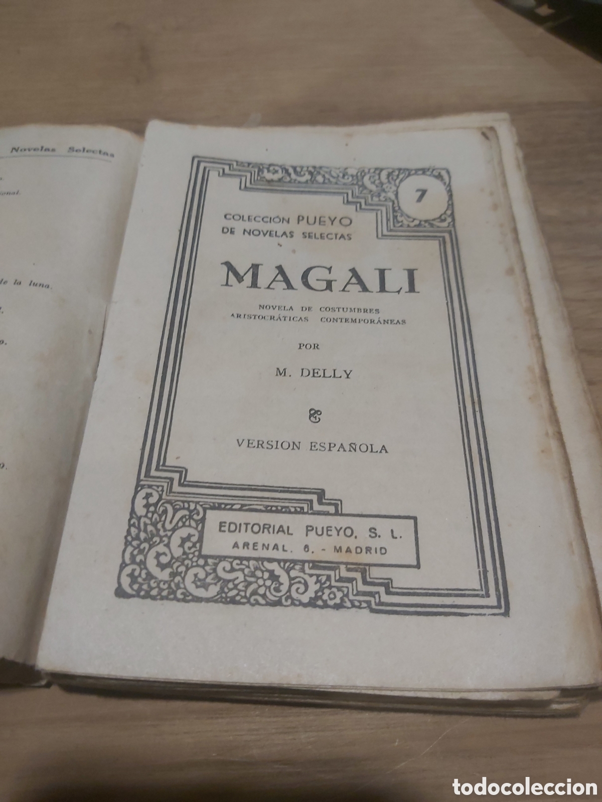 Libri di seconda mano: Magali m.delly n&uacute;mero 7 sin portada colecci&oacute;n pueyo novelas