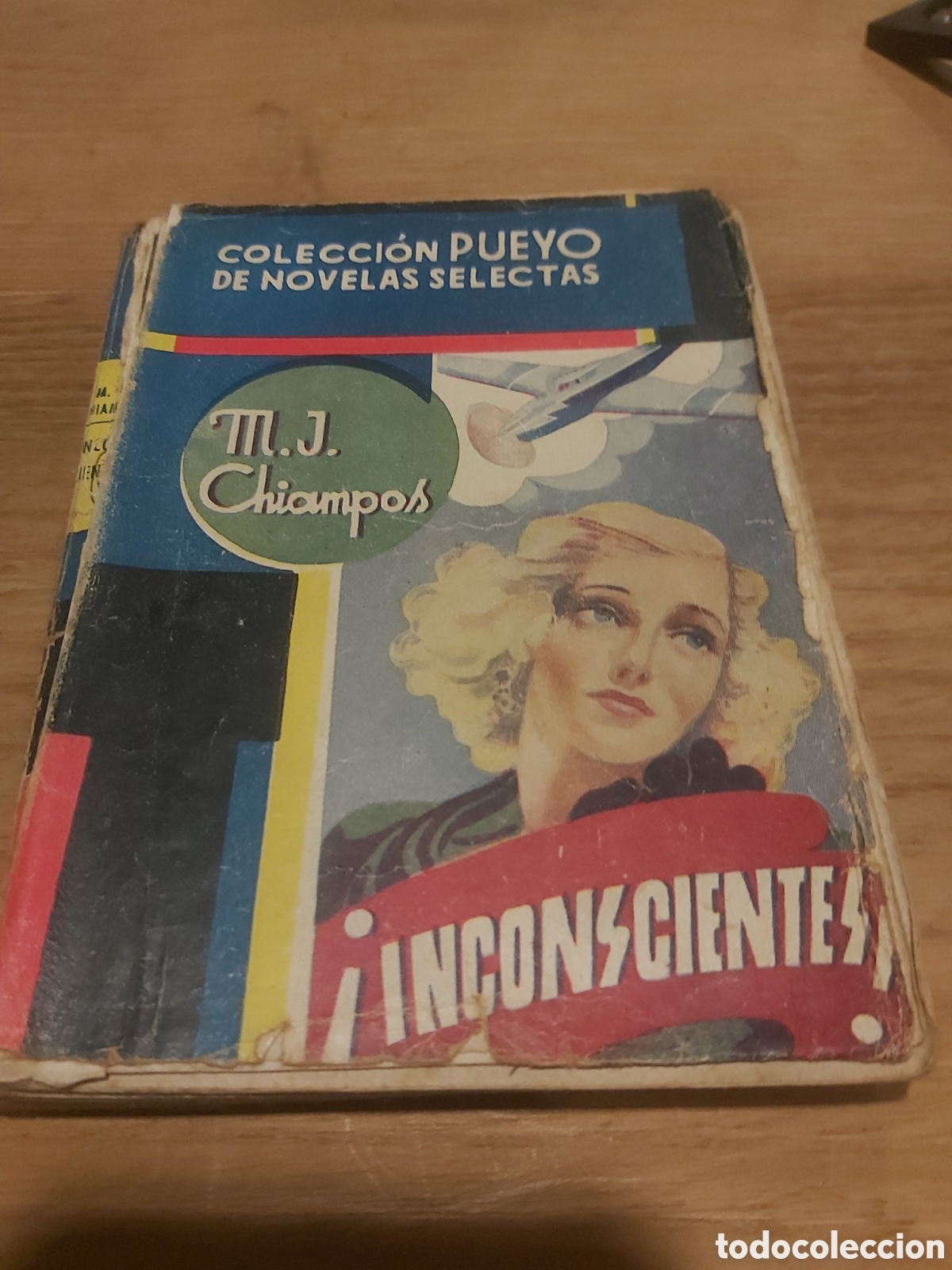 Libri di seconda mano: Inciscientes m.j chiamoos n&uacute;mero 141 colecci&oacute;n pueyo novelas