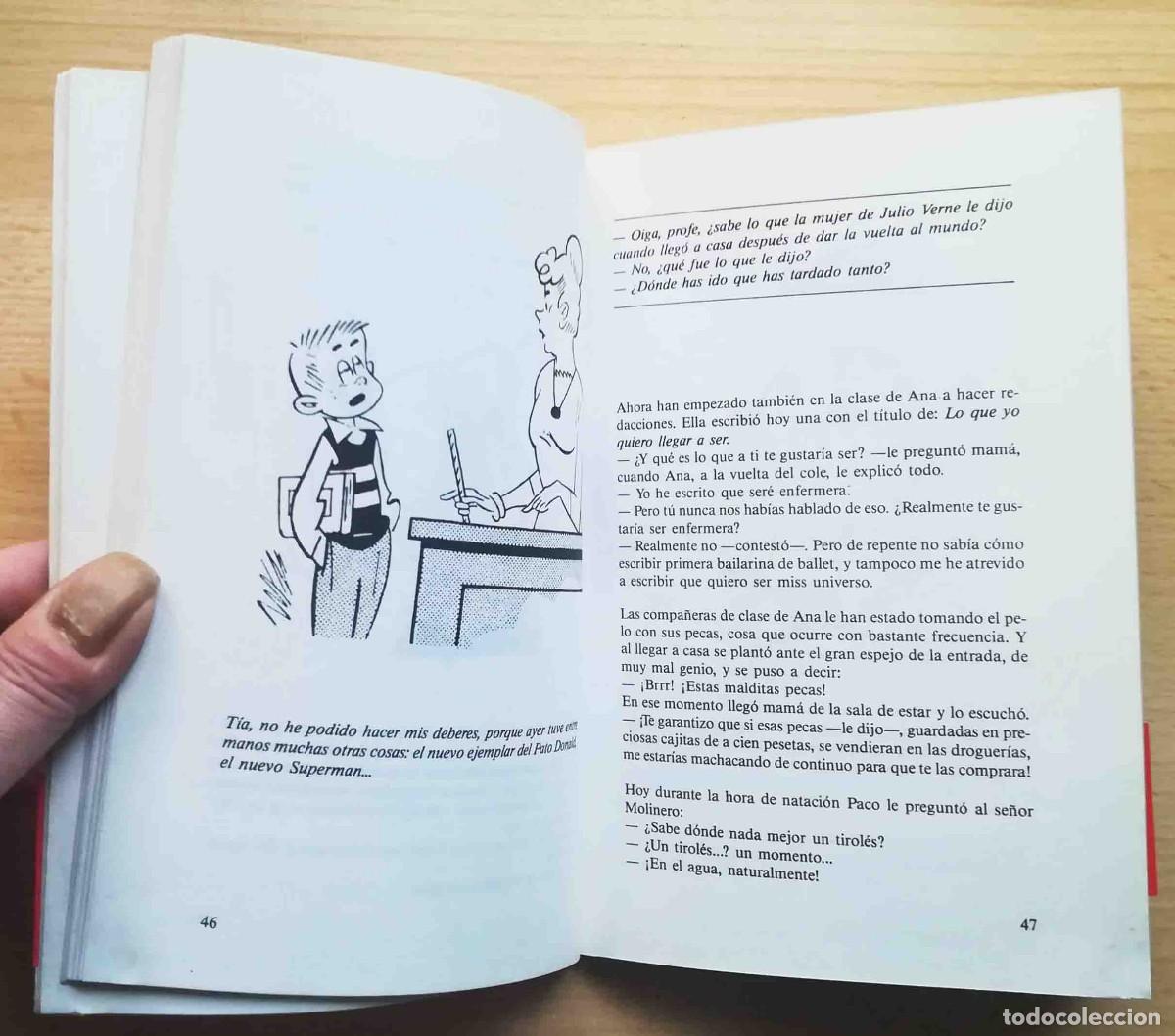 Libros de segunda mano: Hola, profe (Willy Breinholst) Elfos. - Foto 2