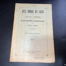 Libros de segunda mano: DIEZ HORAS DE CAZA. JULIO VERNE. EDITORIAL SAENZ DE JUBERA